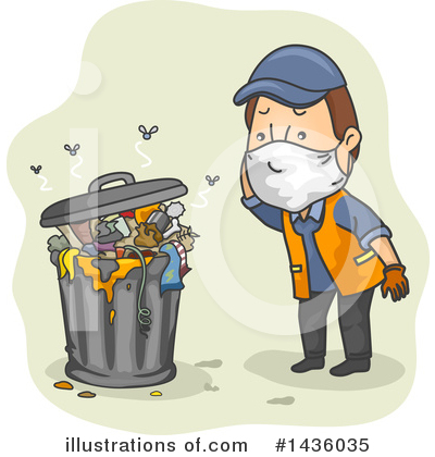 Trash Can Clipart #1436035 by BNP Design Studio