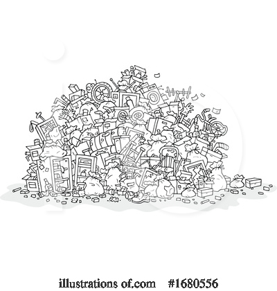 Royalty-Free (RF) Garbage Clipart Illustration by Alex Bannykh - Stock Sample #1680556