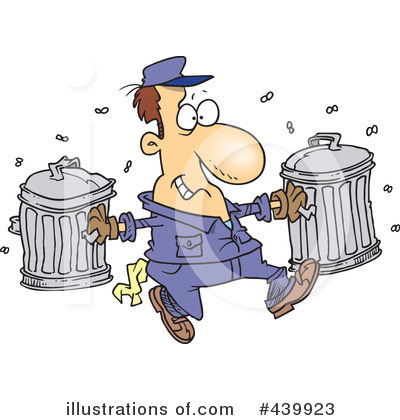 Royalty-Free (RF) Garbage Clipart Illustration by toonaday - Stock Sample #439923