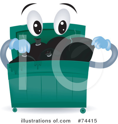 Royalty-Free (RF) Garbage Clipart Illustration by BNP Design Studio - Stock Sample #74415