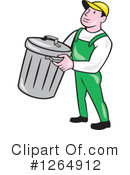 Garbage Man Clipart #1264912 by patrimonio