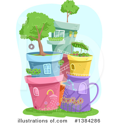 Royalty-Free (RF) Garden Clipart Illustration by BNP Design Studio - Stock Sample #1384286