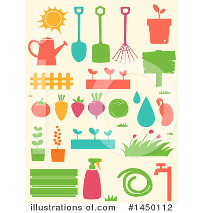 Royalty-Free (RF) Garden Clipart Illustration by BNP Design Studio - Stock Sample #1450112