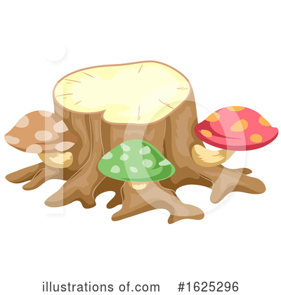 Tree Stump Clipart #1625296 by BNP Design Studio