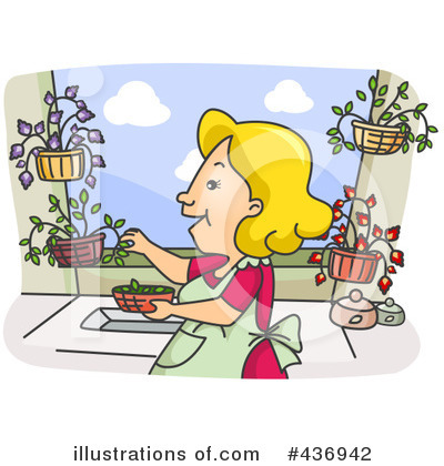 Royalty-Free (RF) Garden Clipart Illustration by BNP Design Studio - Stock Sample #436942
