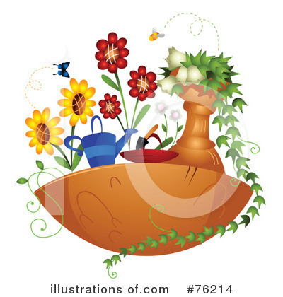 Royalty-Free (RF) Garden Clipart Illustration by BNP Design Studio - Stock Sample #76214