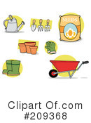 Garden Tool Clipart #209368 by Hit Toon