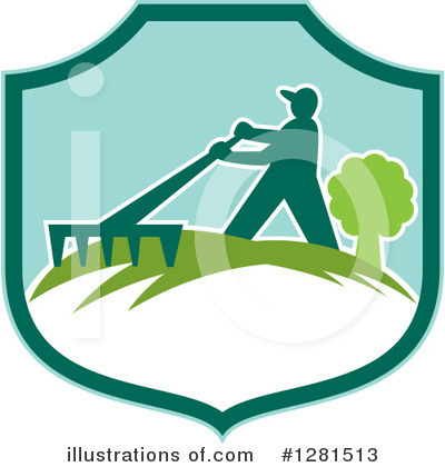 Royalty-Free (RF) Gardener Clipart Illustration by patrimonio - Stock Sample #1281513