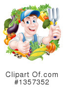 Gardener Clipart #1357352 by AtStockIllustration