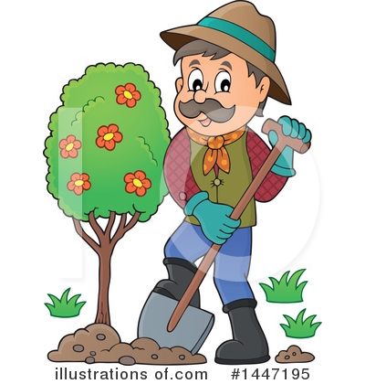 Planting Clipart #1447195 by visekart