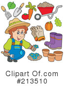Gardener Clipart #213510 by visekart