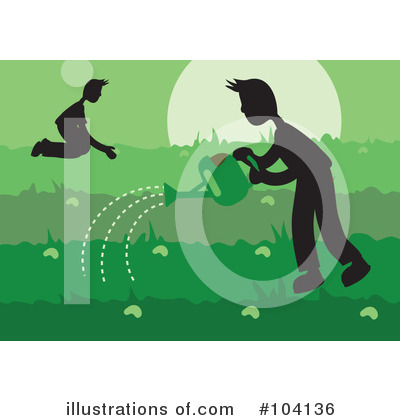 Royalty-Free (RF) Gardening Clipart Illustration by Prawny - Stock Sample #104136