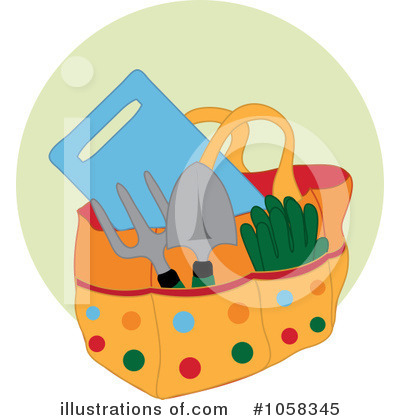 Royalty-Free (RF) Gardening Clipart Illustration by Pams Clipart - Stock Sample #1058345