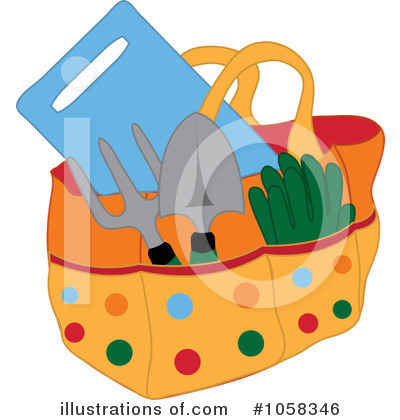 Royalty-Free (RF) Gardening Clipart Illustration by Pams Clipart - Stock Sample #1058346