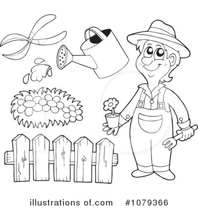 Gardener Clipart #1079366 by visekart
