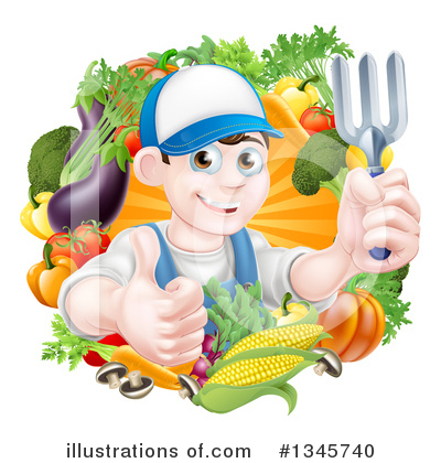 Harvest Clipart #1345740 by AtStockIllustration
