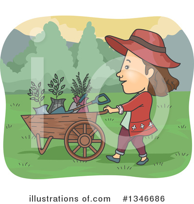 Royalty-Free (RF) Gardening Clipart Illustration by BNP Design Studio - Stock Sample #1346686