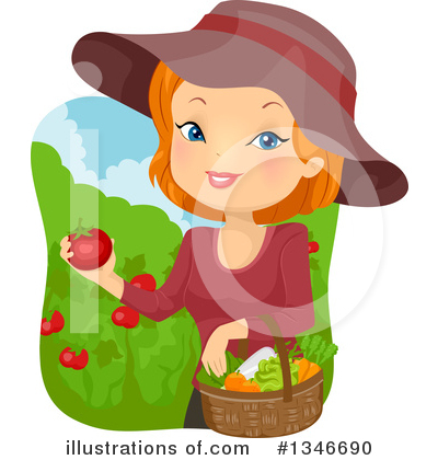 Royalty-Free (RF) Gardening Clipart Illustration by BNP Design Studio - Stock Sample #1346690