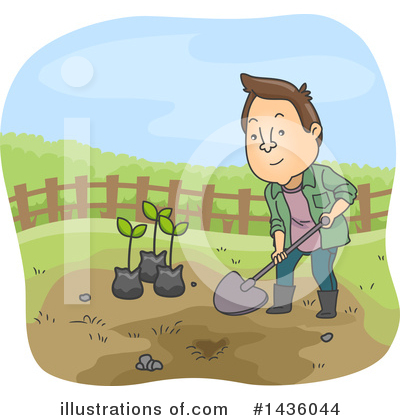 Royalty-Free (RF) Gardening Clipart Illustration by BNP Design Studio - Stock Sample #1436044