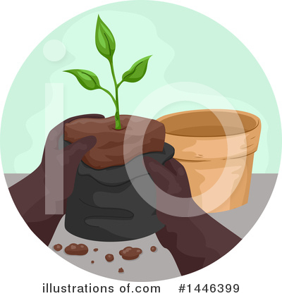 Royalty-Free (RF) Gardening Clipart Illustration by BNP Design Studio - Stock Sample #1446399