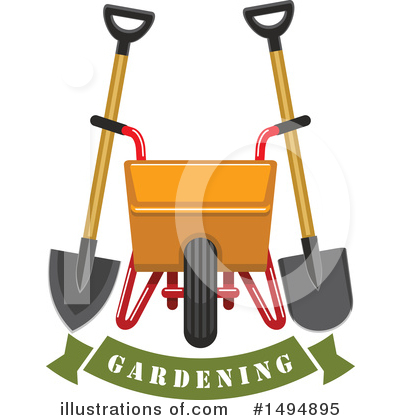 Royalty-Free (RF) Gardening Clipart Illustration by Vector Tradition SM - Stock Sample #1494895