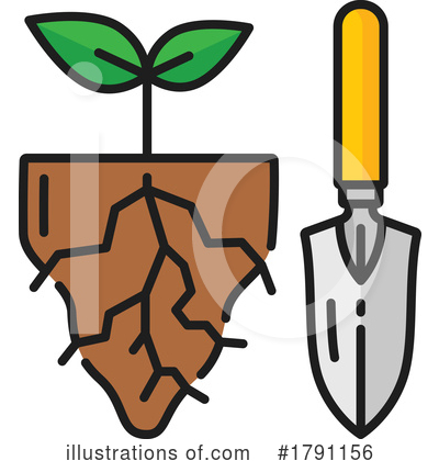 Royalty-Free (RF) Gardening Clipart Illustration by Vector Tradition SM - Stock Sample #1791156