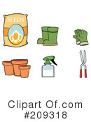 Gardening Clipart #209318 by Hit Toon