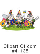 Gardening Clipart #41135 by Dennis Holmes Designs