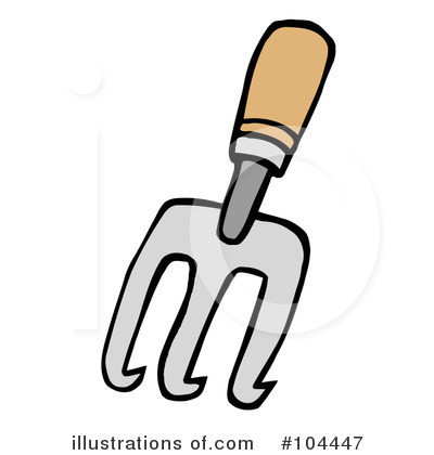 Royalty-Free (RF) Gardening Tool Clipart Illustration by Hit Toon - Stock Sample #104447