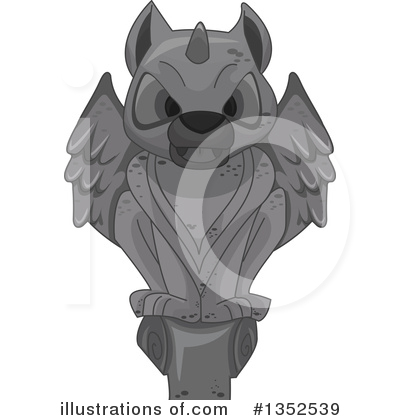 Royalty-Free (RF) Gargoyle Clipart Illustration by BNP Design Studio - Stock Sample #1352539