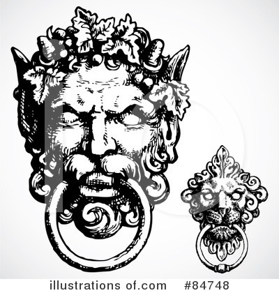 Royalty-Free (RF) Gargoyle Clipart Illustration by BestVector - Stock Sample #84748