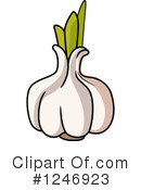 Garlic Clipart #1246923 by Vector Tradition SM