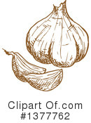 Garlic Clipart #1377762 by Vector Tradition SM