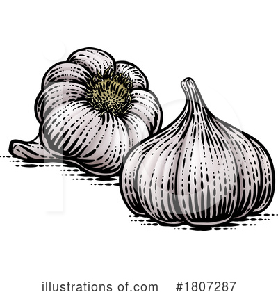 Royalty-Free (RF) Garlic Clipart Illustration by AtStockIllustration - Stock Sample #1807287