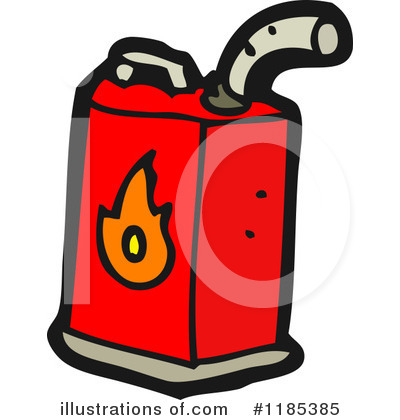 Royalty-Free (RF) Gas Can Clipart Illustration by lineartestpilot - Stock Sample #1185385