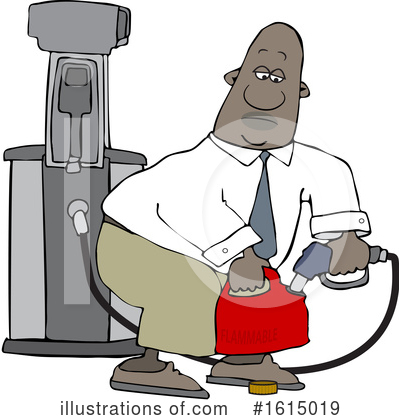 Royalty-Free (RF) Gas Clipart Illustration by djart - Stock Sample #1615019