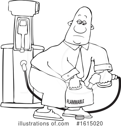 Gas Can Clipart #1615020 by djart