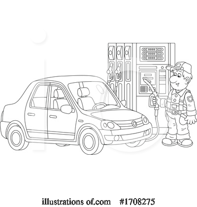 Royalty-Free (RF) Gas Clipart Illustration by Alex Bannykh - Stock Sample #1708275