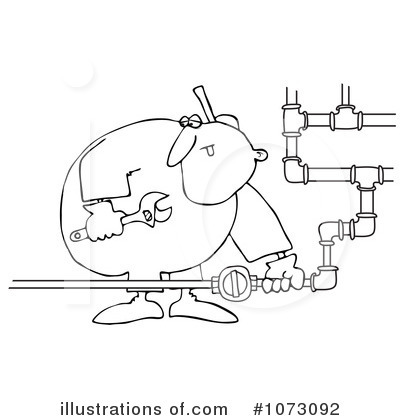 Royalty-Free (RF) Gas Man Clipart Illustration by djart - Stock Sample #1073092