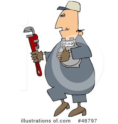 Royalty-Free (RF) Gas Man Clipart Illustration by djart - Stock Sample #46797