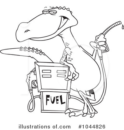 Royalty-Free (RF) Gas Pump Clipart Illustration by toonaday - Stock Sample #1044826