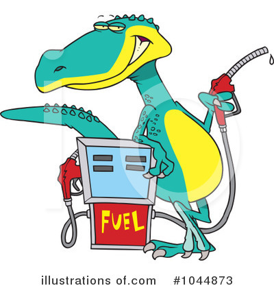 Royalty-Free (RF) Gas Pump Clipart Illustration by toonaday - Stock Sample #1044873