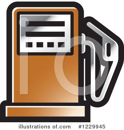 Royalty-Free (RF) Gas Pump Clipart Illustration by Lal Perera - Stock Sample #1229945