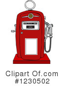 Gas Pump Clipart #1230502 by djart