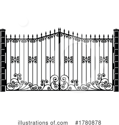 Royalty-Free (RF) Gate Clipart Illustration by Vector Tradition SM - Stock Sample #1780878