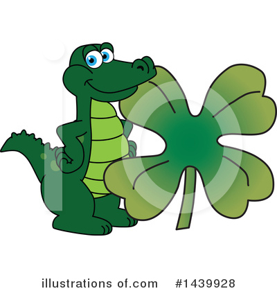 Royalty-Free (RF) Gator Mascot Clipart Illustration by Mascot Junction - Stock Sample #1439928