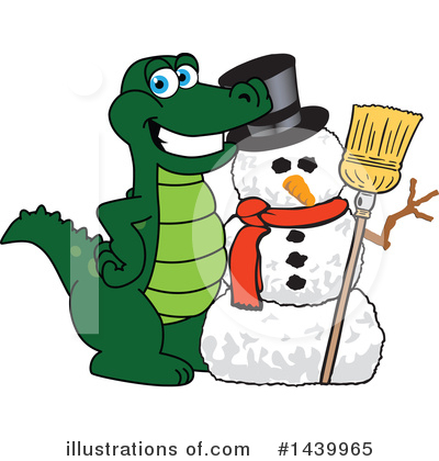 Royalty-Free (RF) Gator Mascot Clipart Illustration by Mascot Junction - Stock Sample #1439965