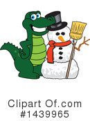 Gator Mascot Clipart #1439965 by Mascot Junction