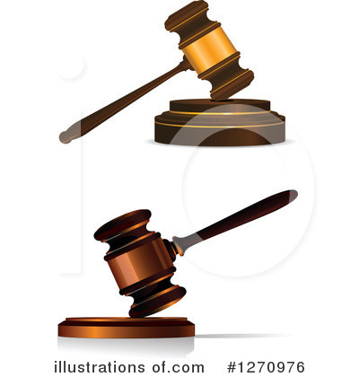 Royalty-Free (RF) Gavel Clipart Illustration by Vector Tradition SM - Stock Sample #1270976