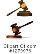 Gavel Clipart #1270976 by Vector Tradition SM